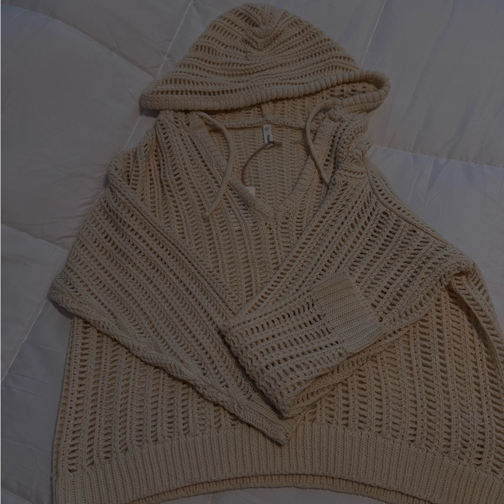 Wishlist Cream Cowl Neck Sweater